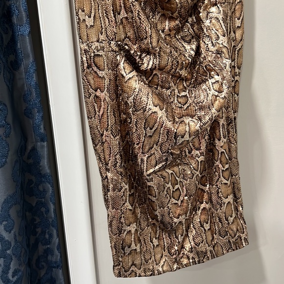 Nookie Blind Date Midi Dress in Bronze - Picture 6 of 11